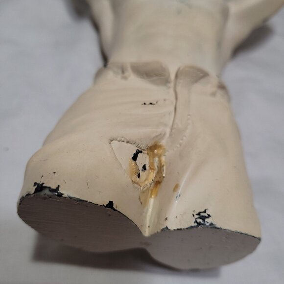 Man's Torso Sculpture Statue Signed Oliver Tupton Muscular Sexy Vintage College - Picture 10 of 15